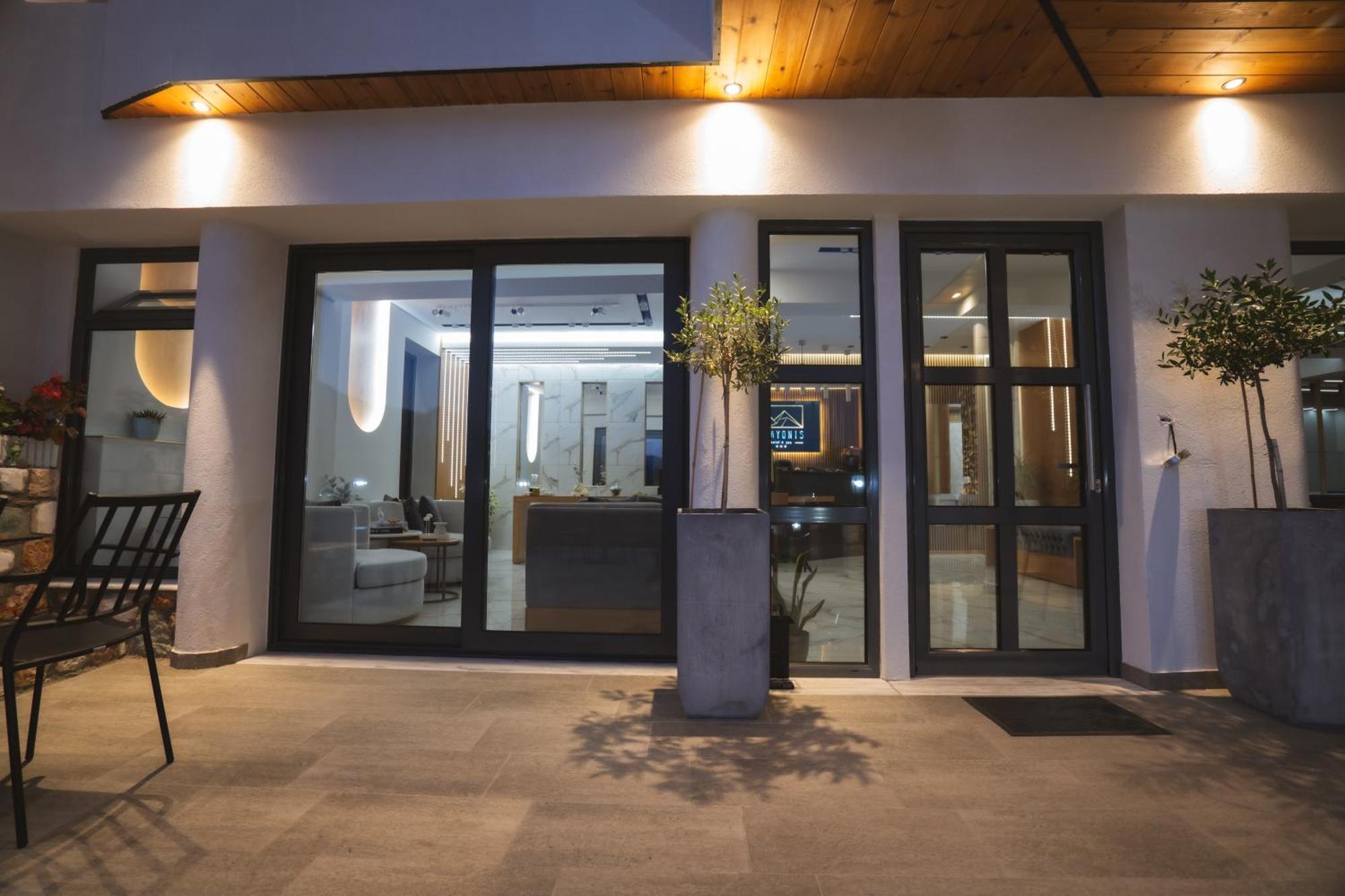 Alkyonis Hotel & Spa Káto Loutrákion エクステリア 写真